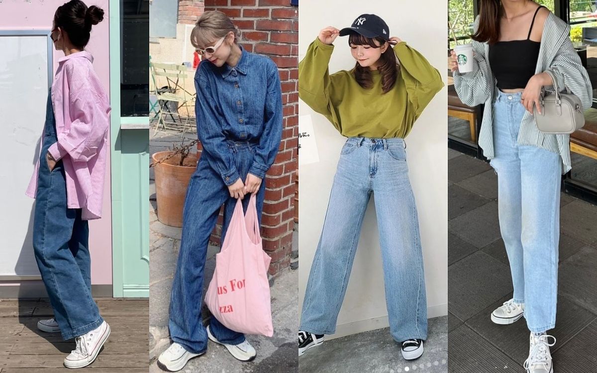 CONVERSE帆布鞋穿搭女生範本