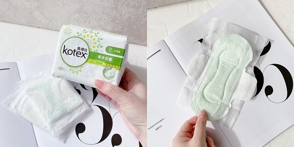 衛生棉推薦靠得住kotex 草本抑菌日用衛生棉 23cm