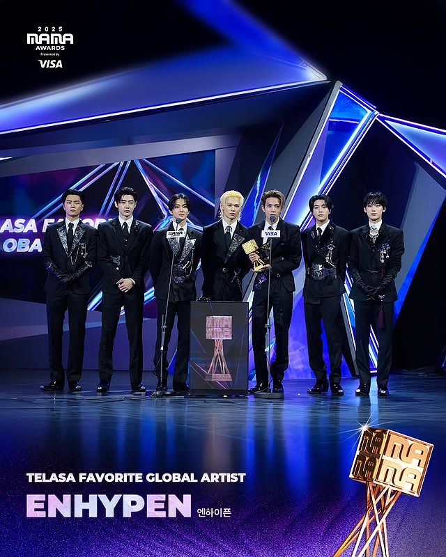 2025 MAMA 頒獎典禮｜TELASA 全球喜愛藝人