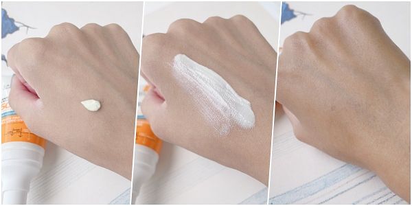 理膚寶水 安得利溫和極效防曬乳質地