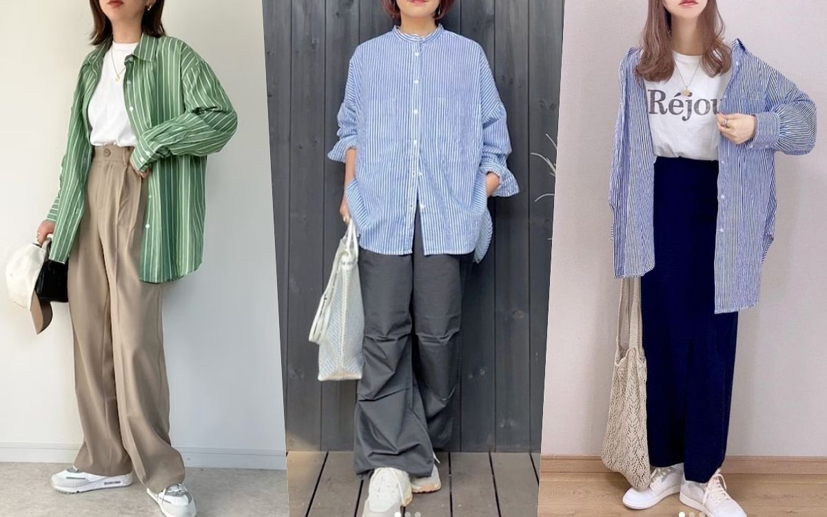 2023襯衫穿搭女子圖鑑