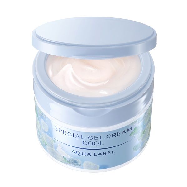 涼感保養推薦AQUALABEL水之印 全能5D美白彈力霜沁涼版