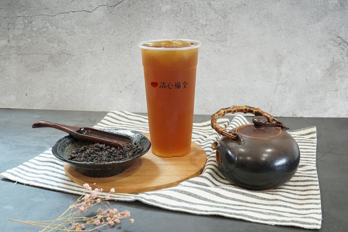 清心福全烏龍綠茶