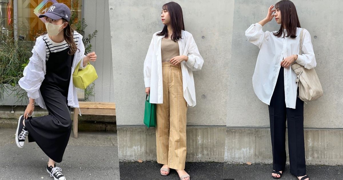 2022白襯衫穿搭女著圖鑑