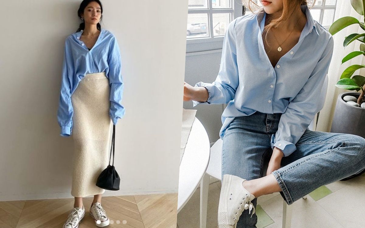 韓系穿搭女子夏天範本