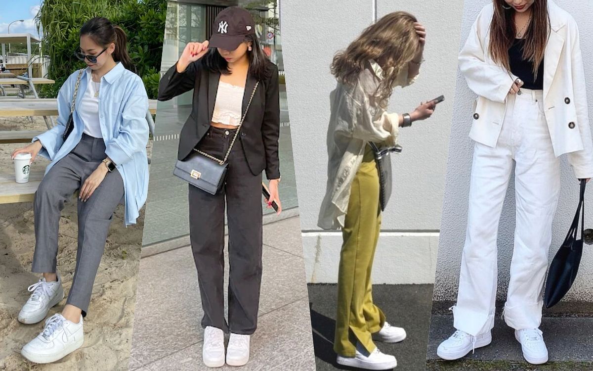 NIKE Air Force 1女子球鞋穿搭圖鑑