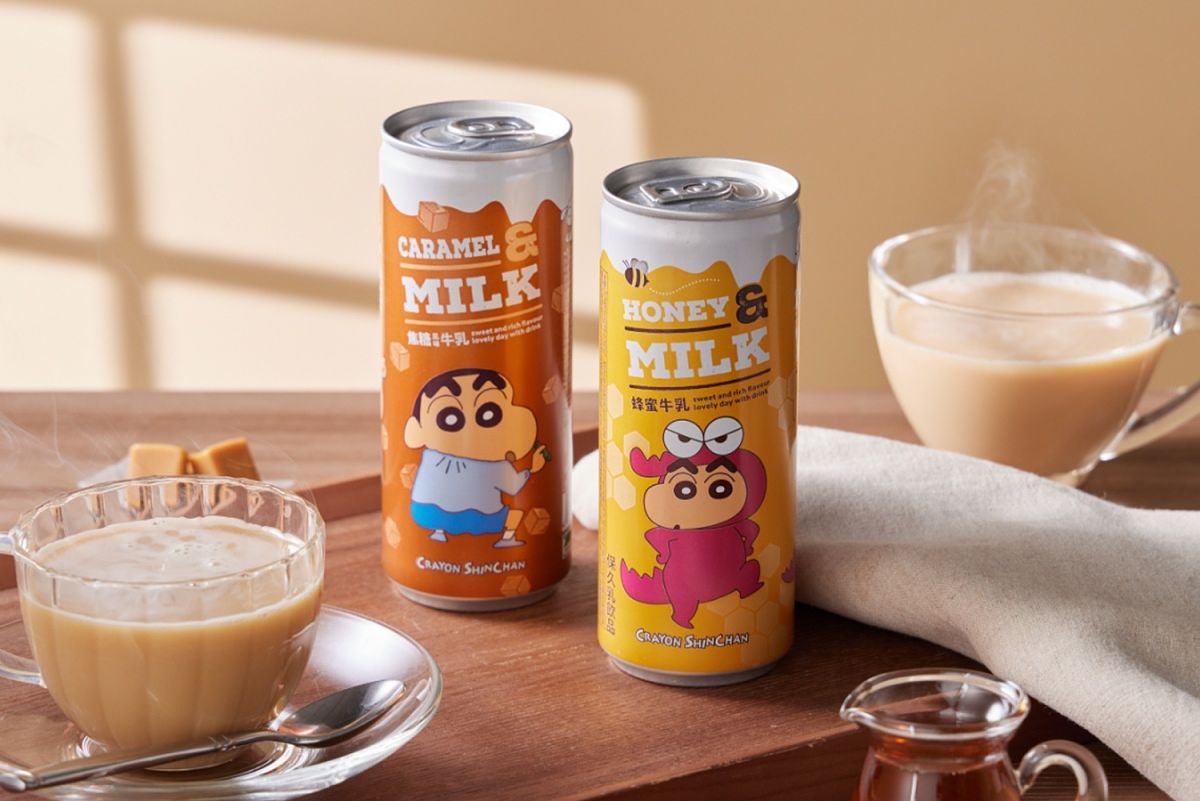 蠟筆小新風味牛乳