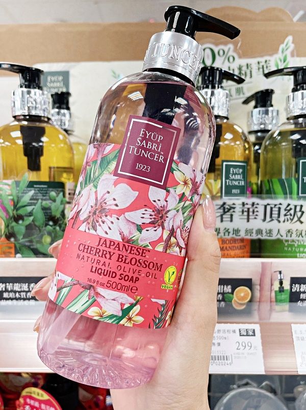 寶雅推薦E.S.T 愛戀物語櫻花頂級液體皂