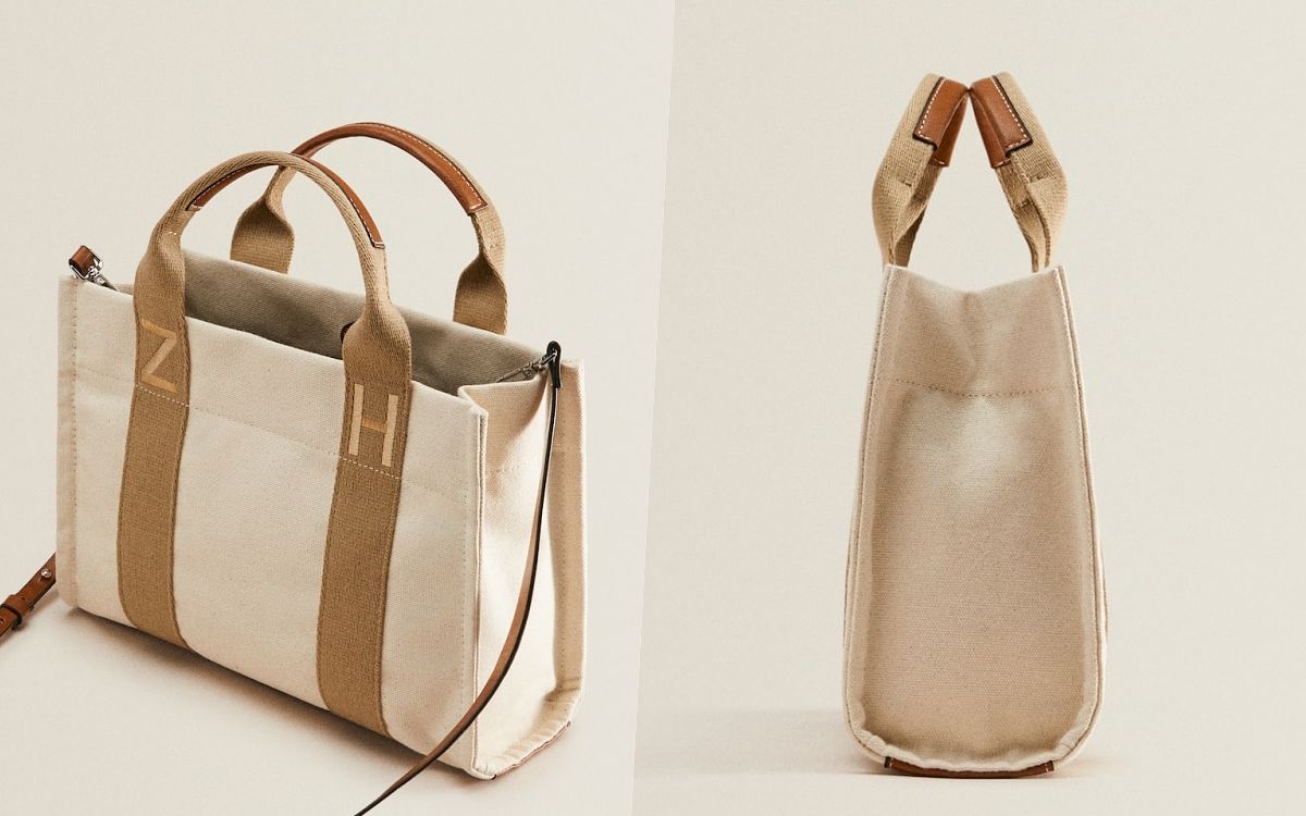ZARA HOME帆布托特包