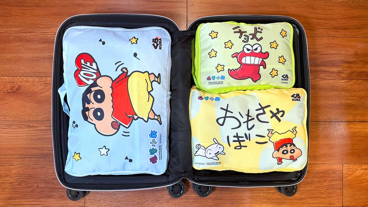 蠟筆小新雙層壓縮旅行三件組