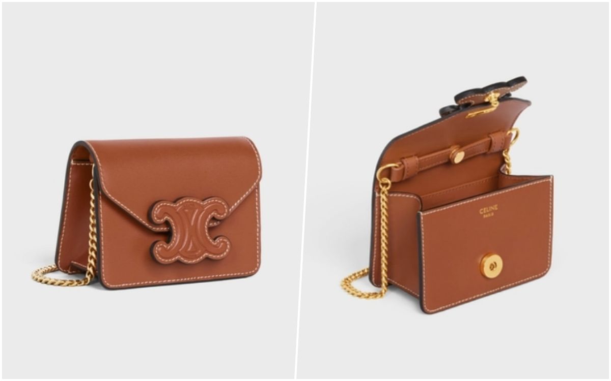 CELINE Triomphe凱旋門鏈帶包、老花小包官網價格整理