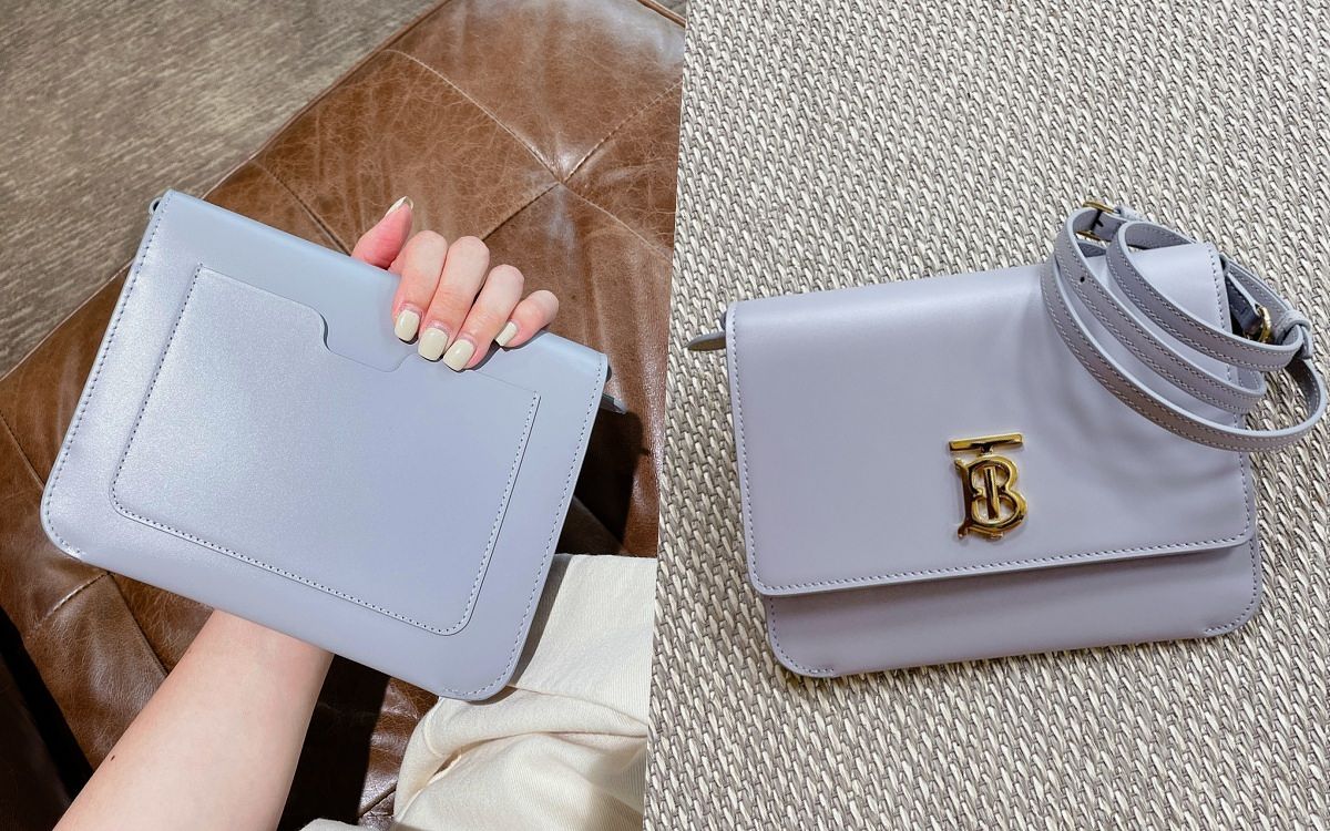 BURBERRY TB 迷你扁平專屬標識鎖扣包