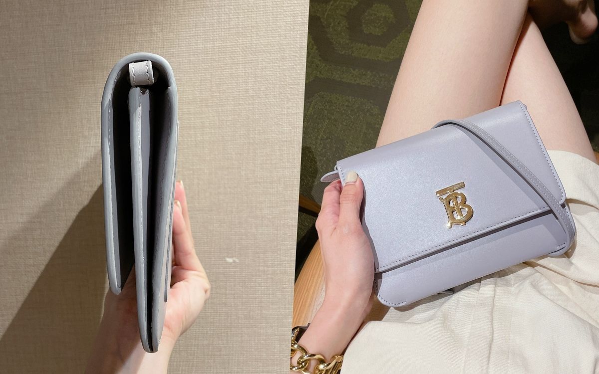 BURBERRY TB 迷你扁平專屬標識鎖扣包
