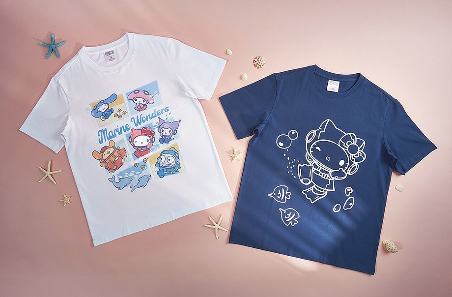 海洋公園 x 三麗鷗 蔚藍海洋之旅T 恤