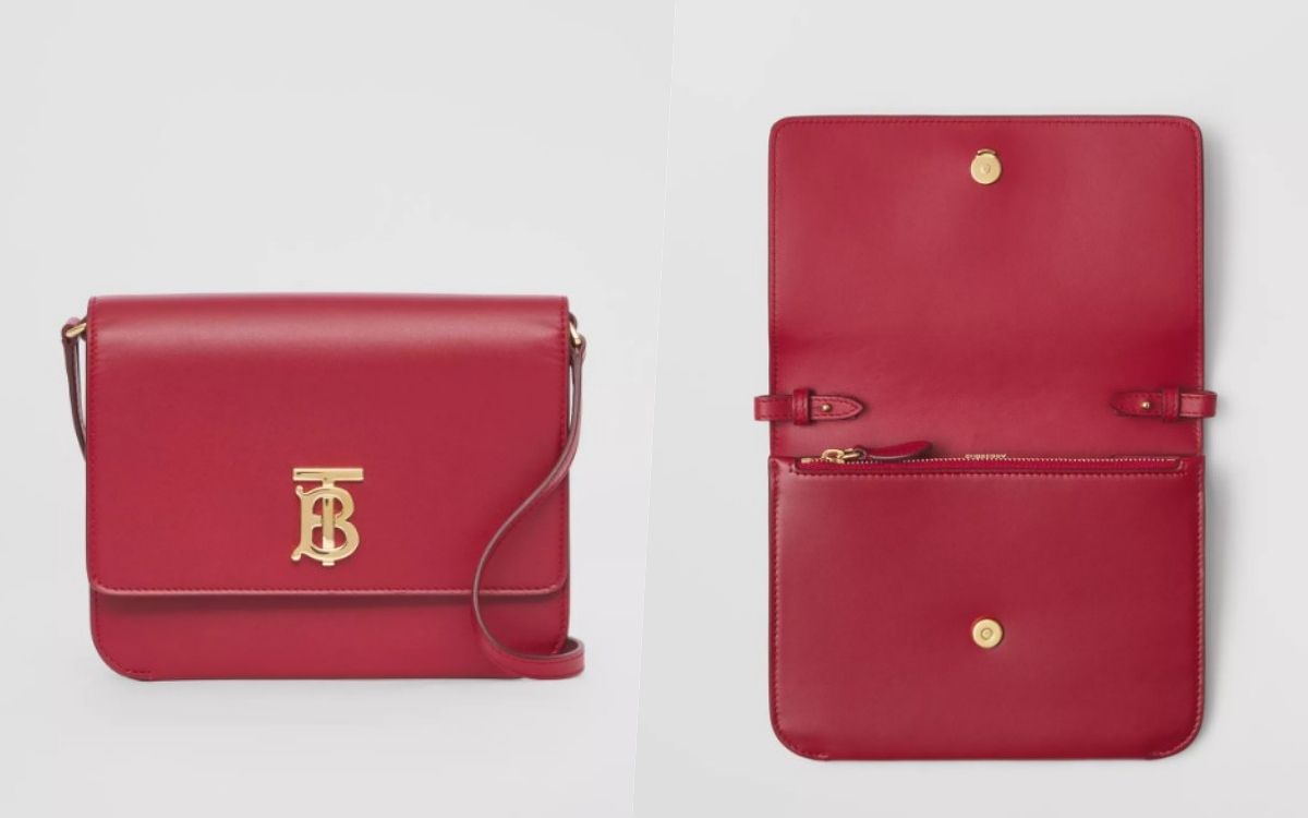 BURBERRY TB 迷你扁平專屬標識鎖扣包