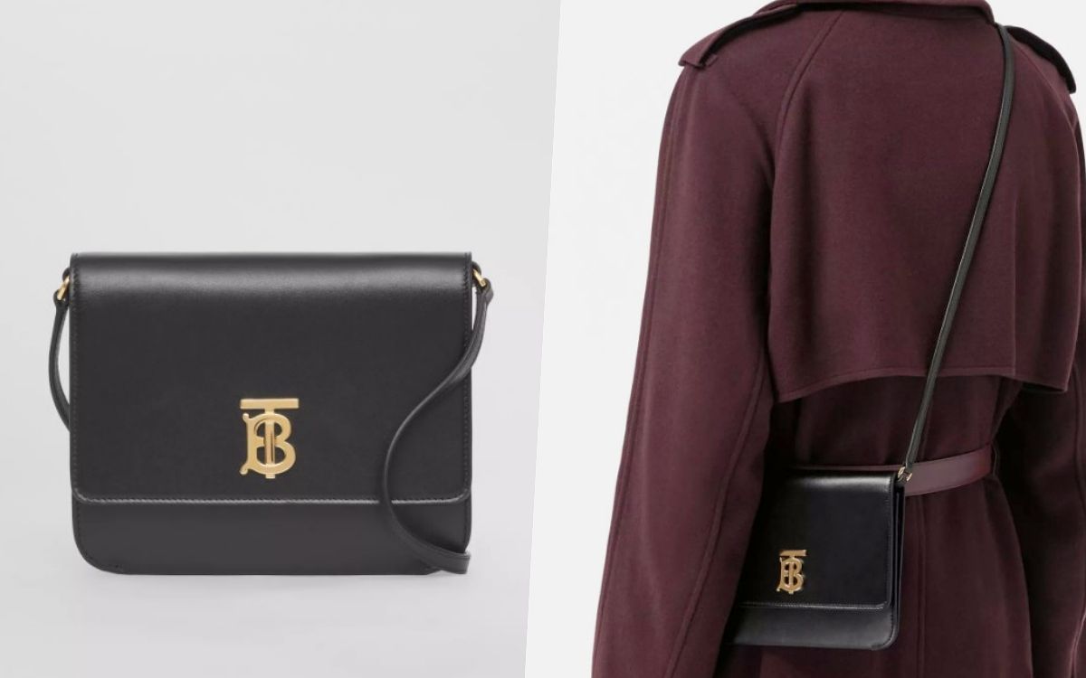 BURBERRY TB 迷你扁平專屬標識鎖扣包