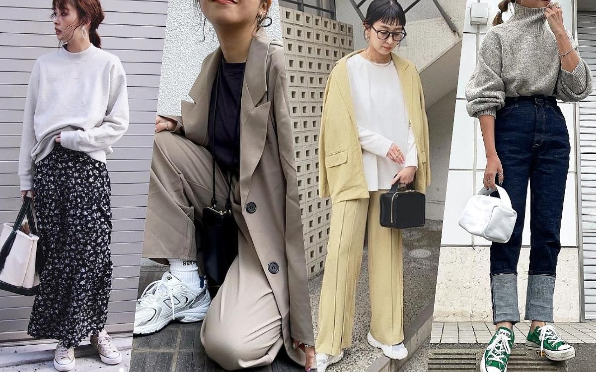 冬天穿搭女生範本球鞋穿搭