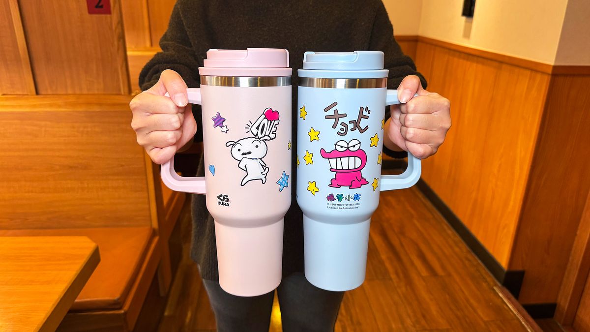 蠟筆小新 1200ml 不鏽鋼手提吸管杯