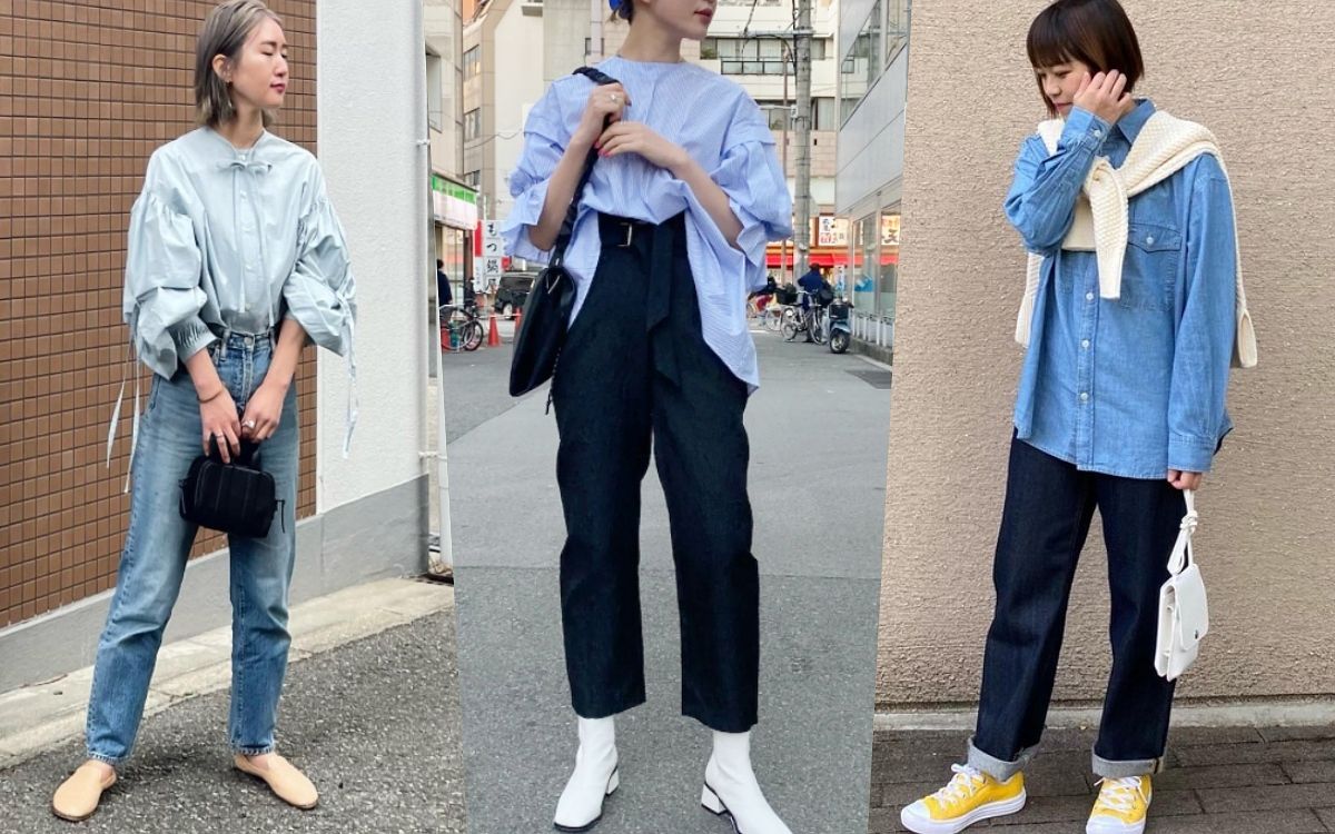 牛仔襯衫穿搭女子必學技巧