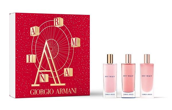 亞曼尼 MY WAY隨身香氛禮盒 金燦版