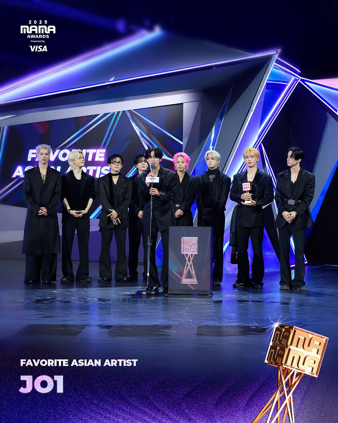2025 MAMA 頒獎典禮｜最受歡迎亞洲藝人獎