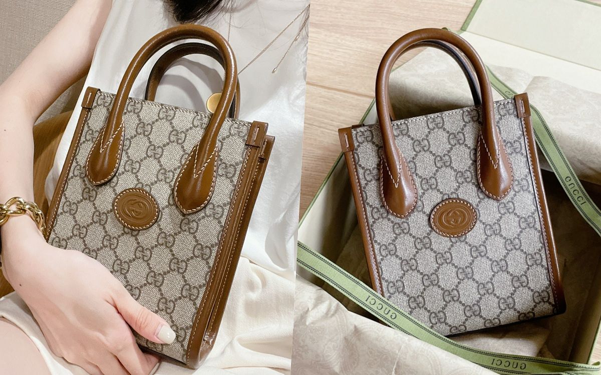 GUCCI老花小托特