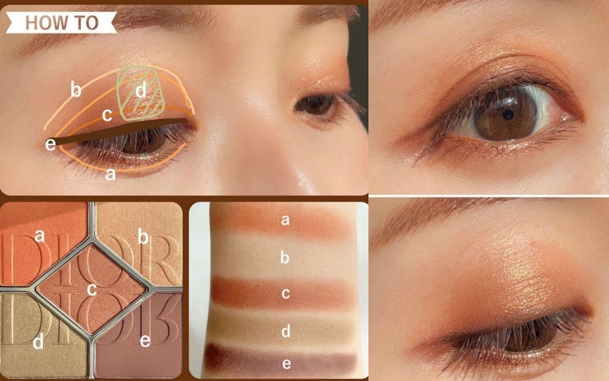 迪奧經典五色眼影