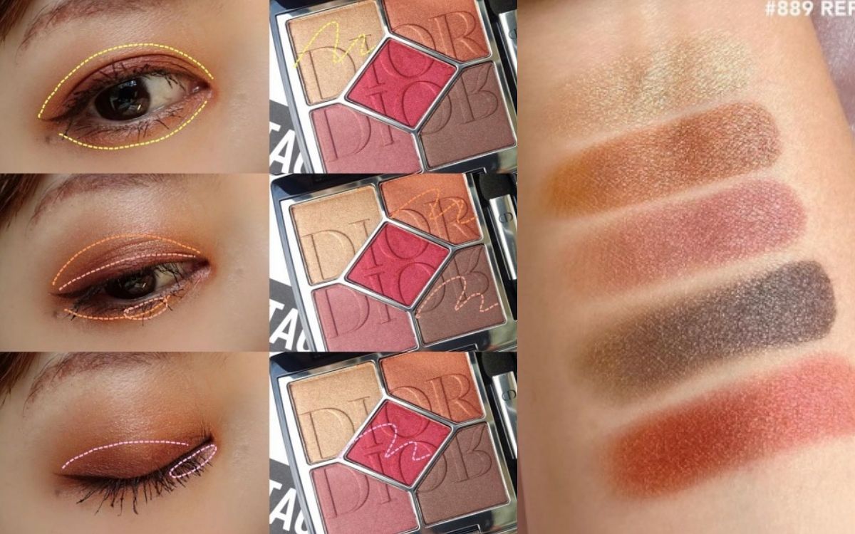 迪奧經典五色眼影