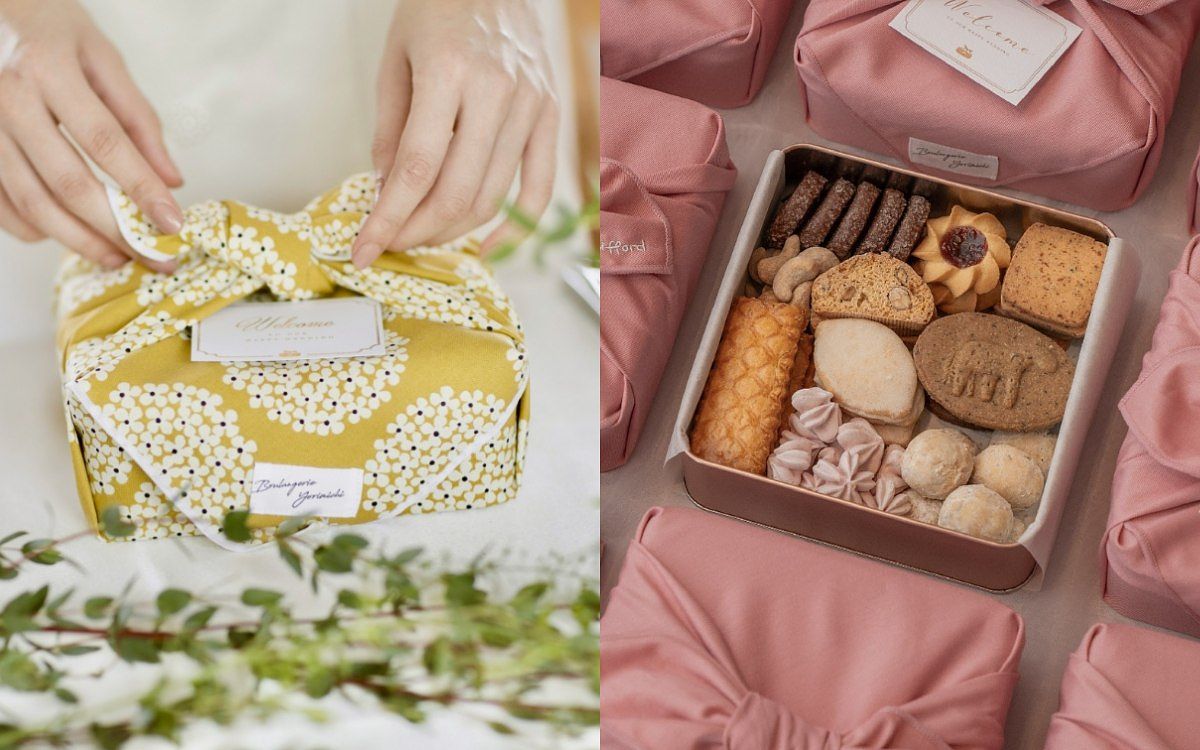 2024鐵盒餅乾推薦順道パン。風呂敷喜餅専門店