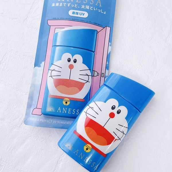 2023防曬推薦安耐曬金鑽高效防曬露N4X哆啦A夢 