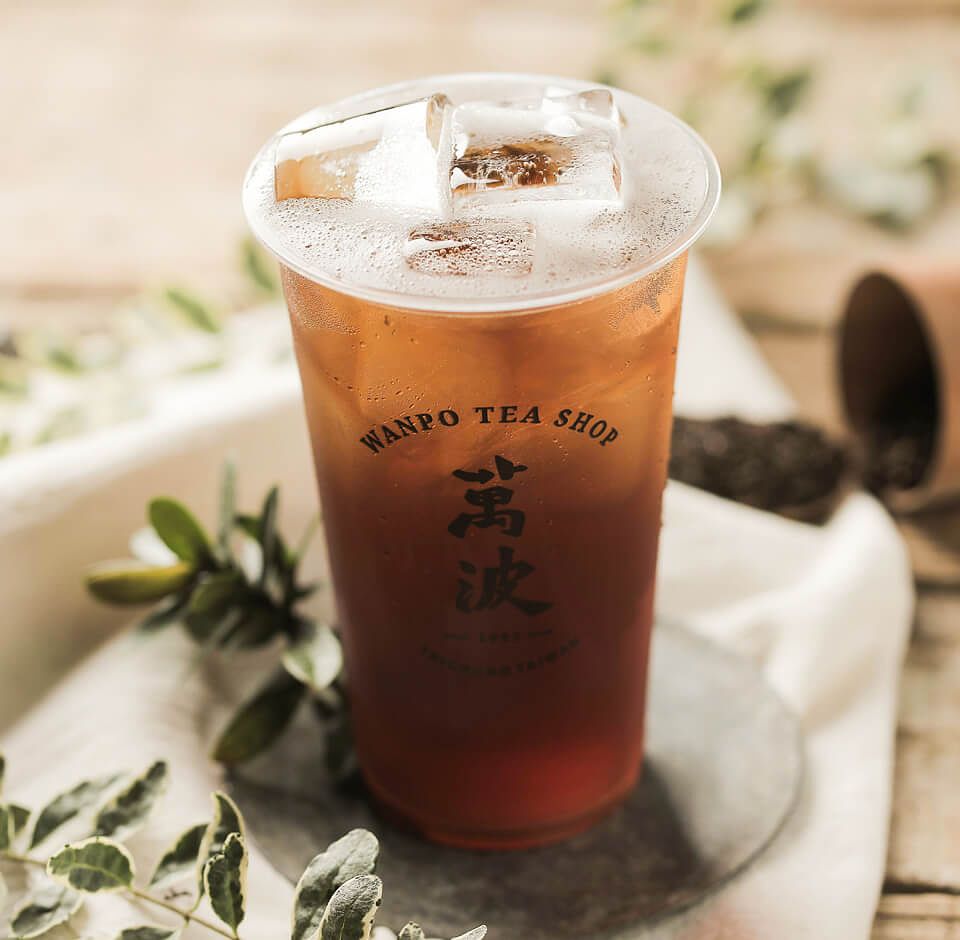 萬波島嶼紅茶＋黑波霸