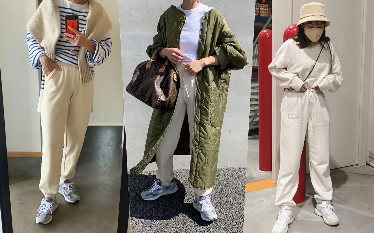 2022冬季運動褲穿搭女子範本