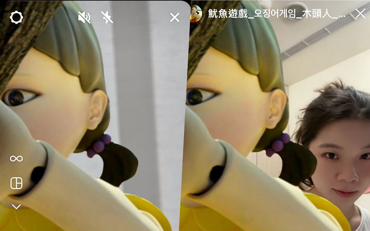 魷魚遊戲IG限動濾鏡