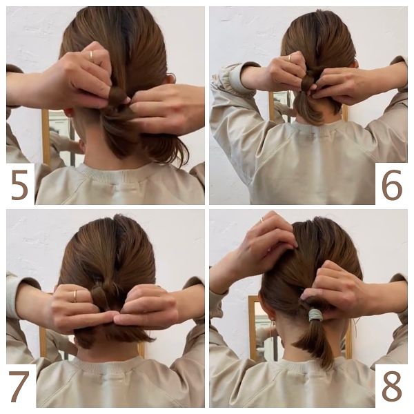 低馬尾綁髮