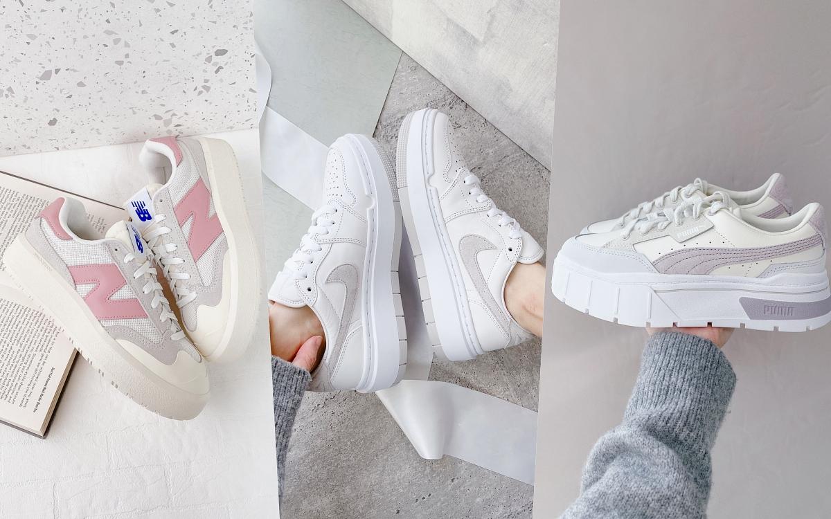 一穿絕對顯長腿!2023女生厚底鞋推薦:NB、Puma、Nike…球鞋重磅厚底必收,視覺顯瘦超明顯!