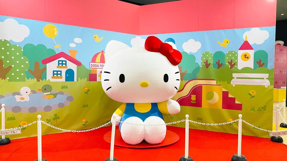 沖繩三麗鷗樂園亮點1:Hello Kitty 巨型氣球