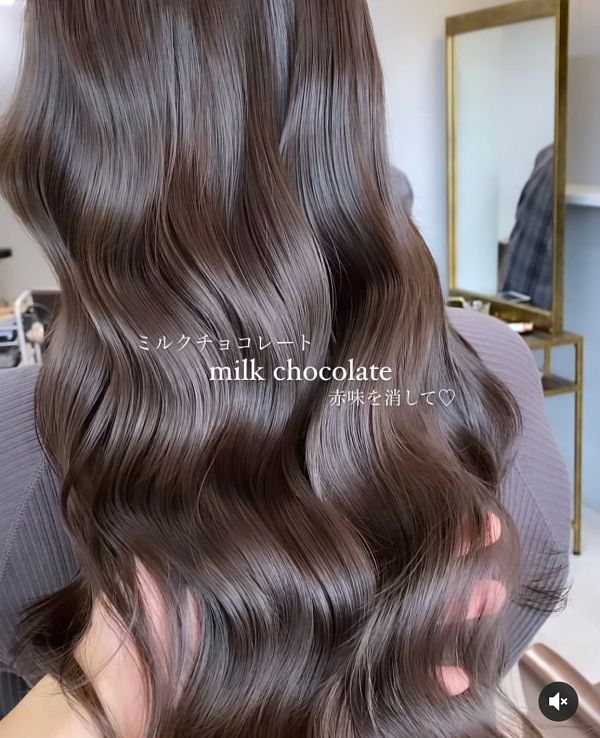2022流行髮色透色奶茶棕-Milk Chocolate