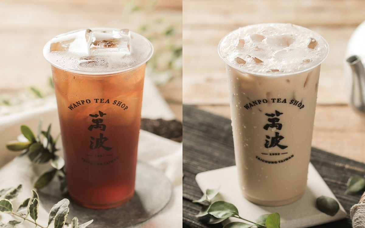 萬波普通紅茶普通奶茶