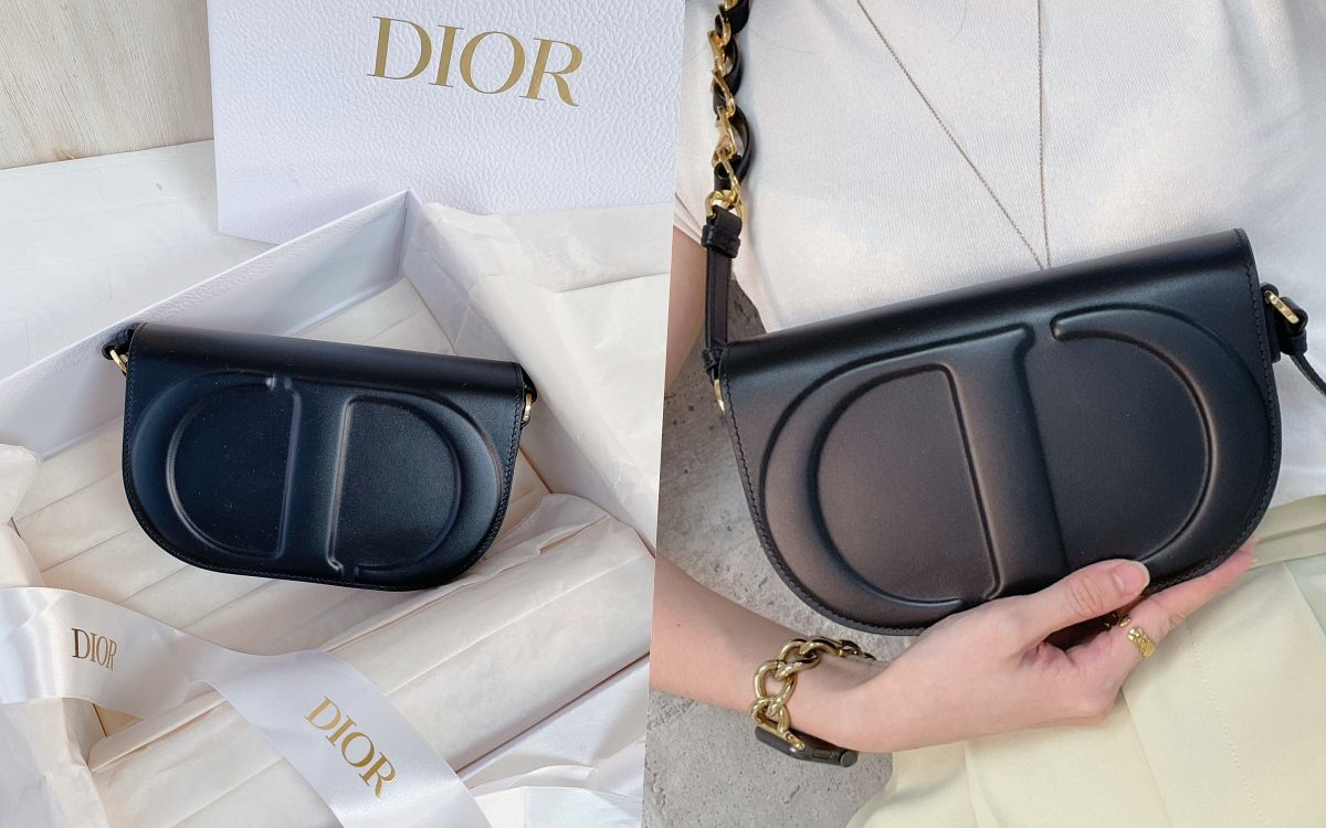 Dior 2023 秋季新包款登場!CD SIGNATURE霧面小牛皮鍊帶包