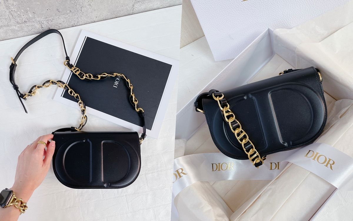 Dior 2023 秋季新包款登場!CD SIGNATURE霧面小牛皮鍊帶包