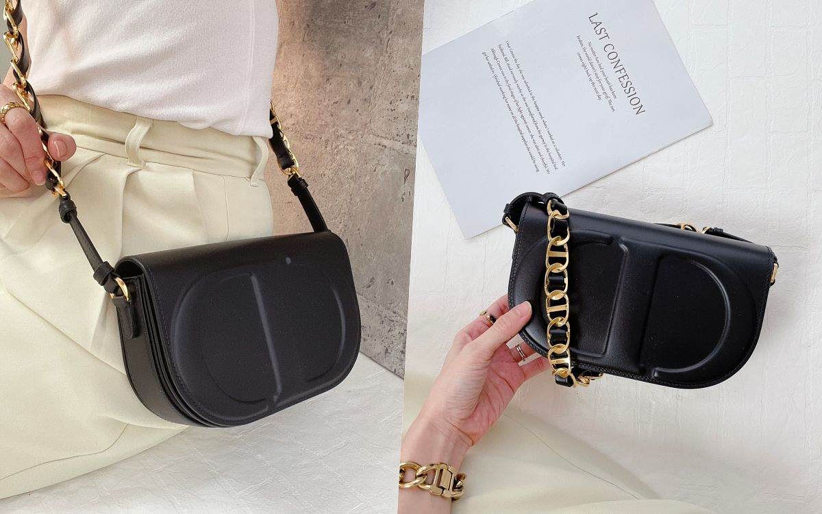 Dior 2023 秋季新包款登場!CD SIGNATURE霧面小牛皮鍊帶包