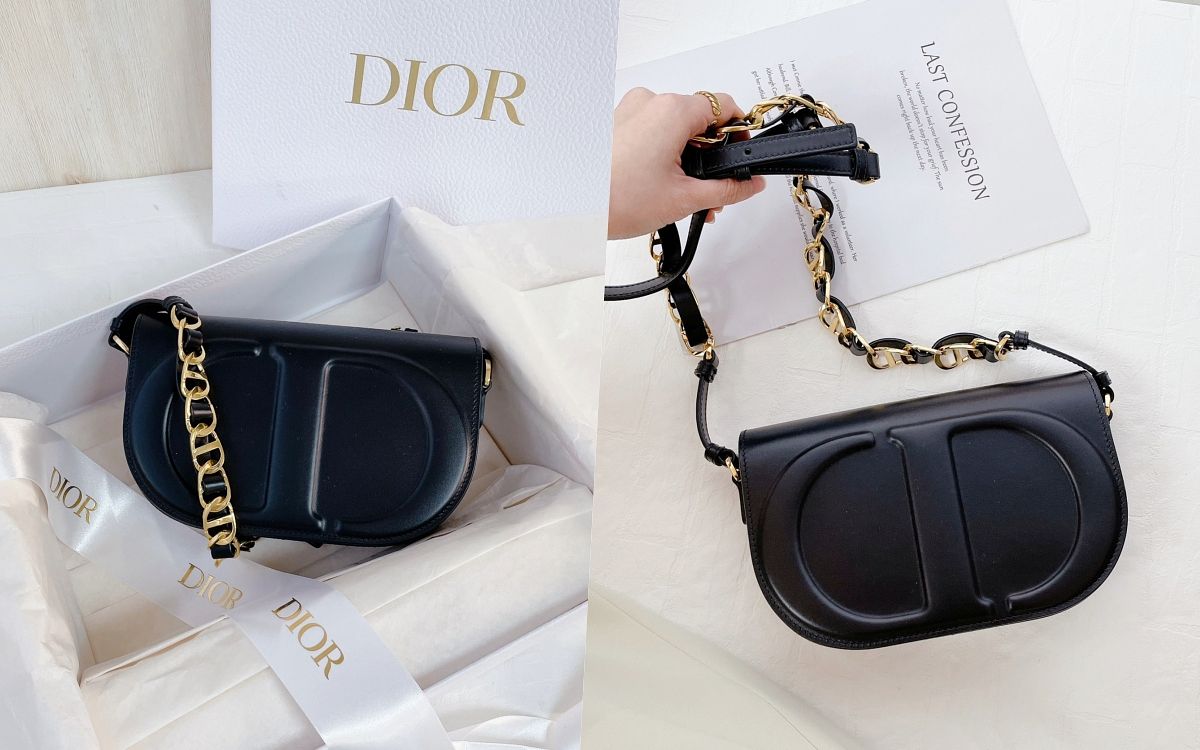Dior 2023 秋季新包款登場!CD SIGNATURE霧面小牛皮鍊帶包